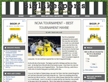 Tablet Screenshot of biglakesports.net